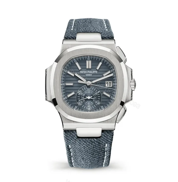 View 1 of Super Clone Replica Denim Patek Philippe Nautilus 5980/60G – 2024