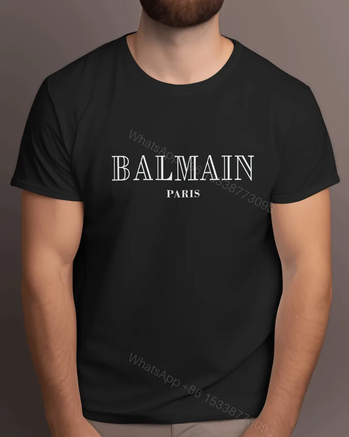 View 1 of BUY FIRST COPY BALMAIN ROUND NECK SUMMER FASHION T-SHIRTS