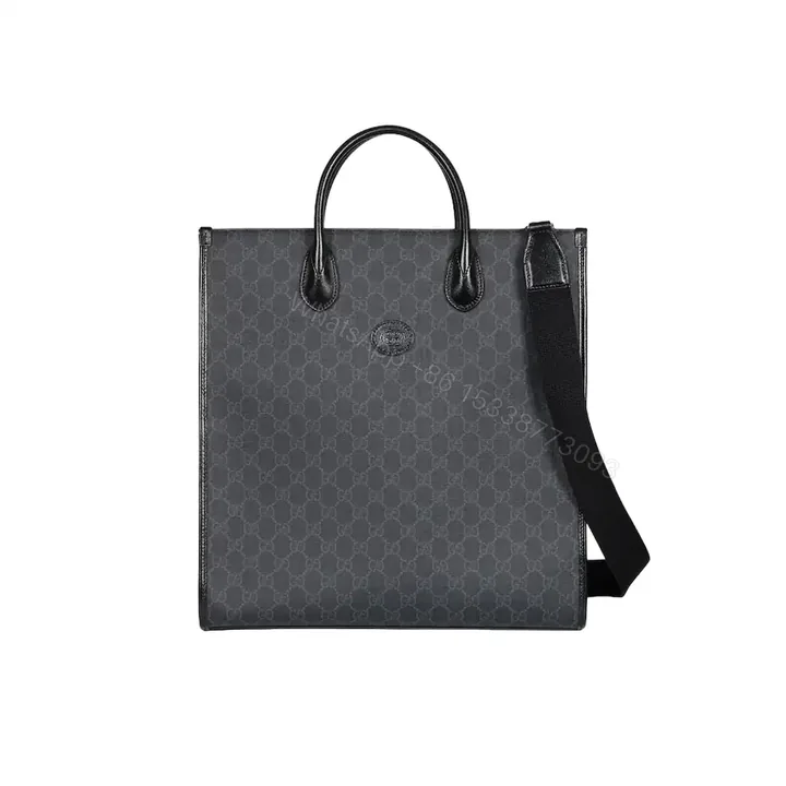 View 1 of MEDIUM TOTE BAG WITH INTERLOCKING G – GBC052