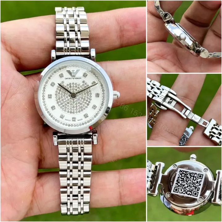 View 1 of Emporio Armani Gianni T-Bar AR1908 Women’s Watch