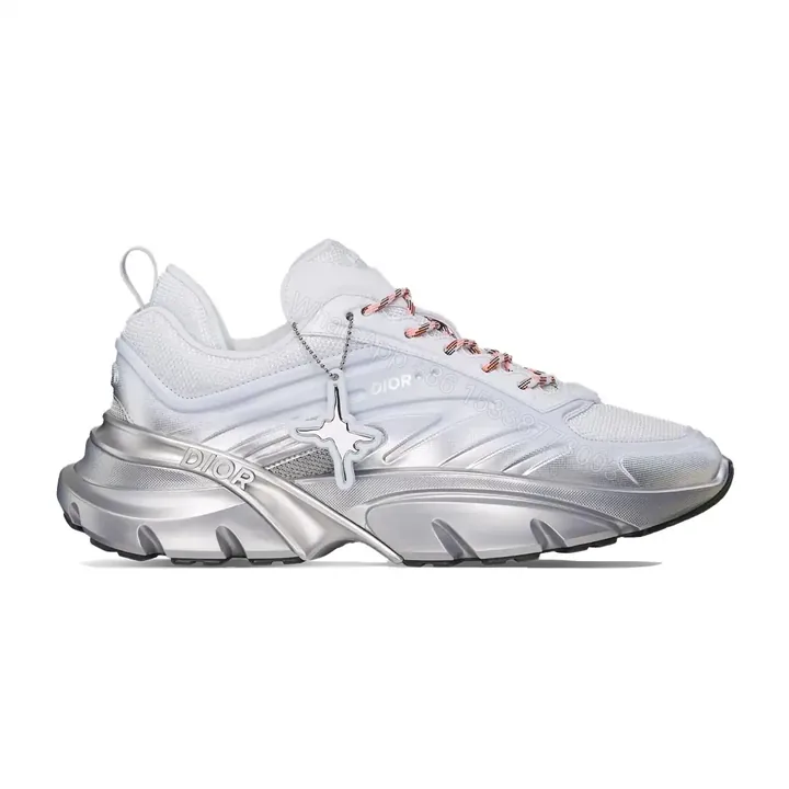 View 1 of DIOR B44 BLADE SNEAKERS GRADIENT WHITE AND SILVER-TONE – CD210