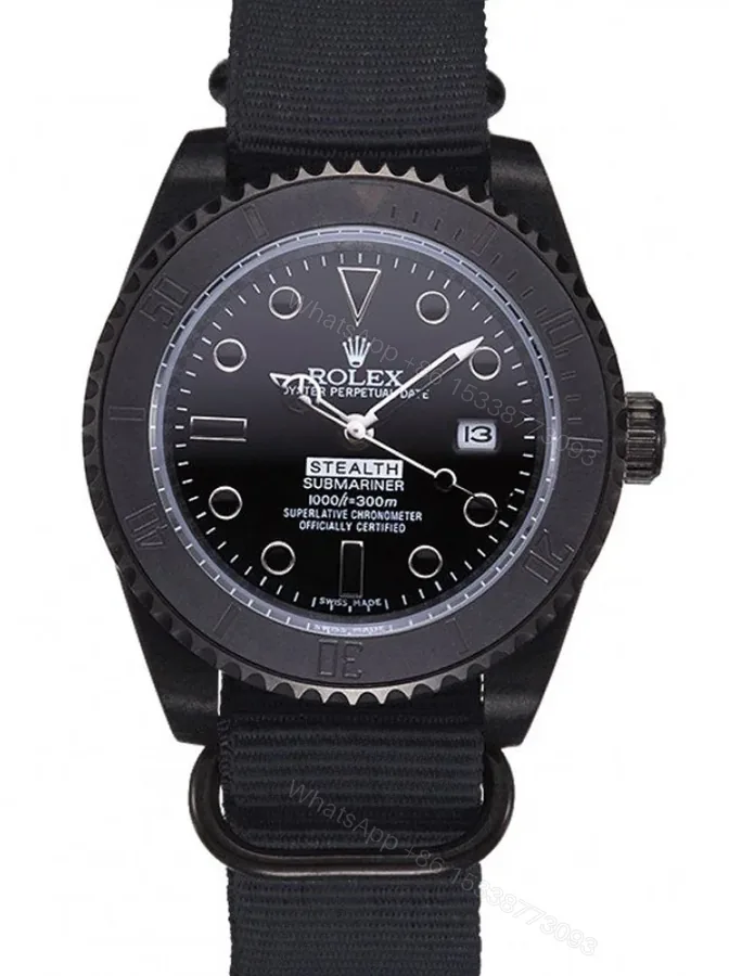 View 1 of Replica Rolex Submariner Black Dial 621996
