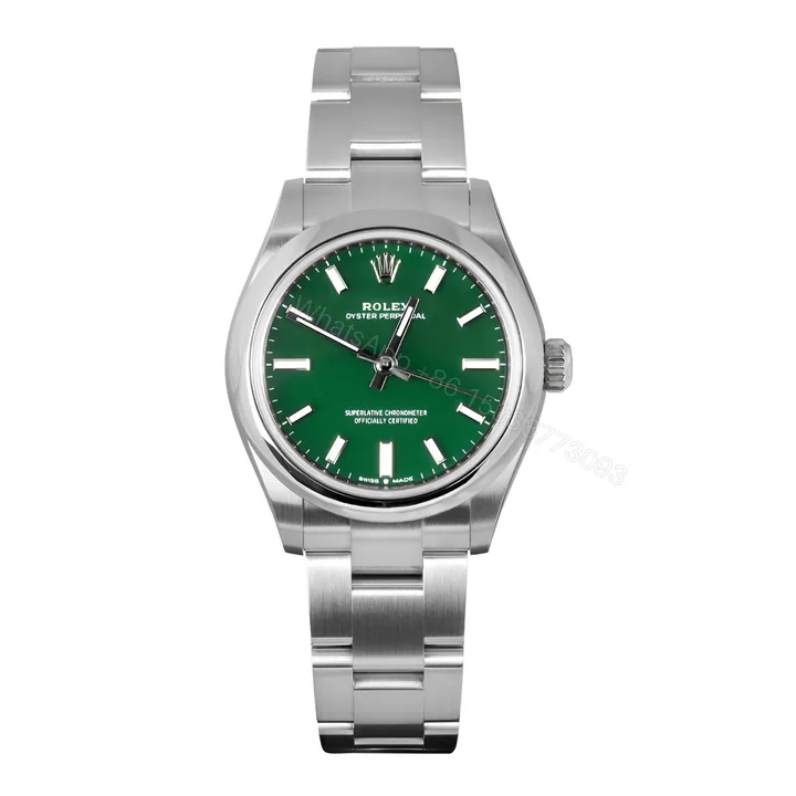 View 1 of Rolex Oyster Perpetual 277200 Green Dial Replica