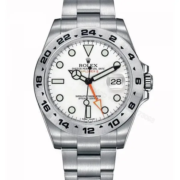 View 1 of Replica Rolex Explorer 2 White Dial