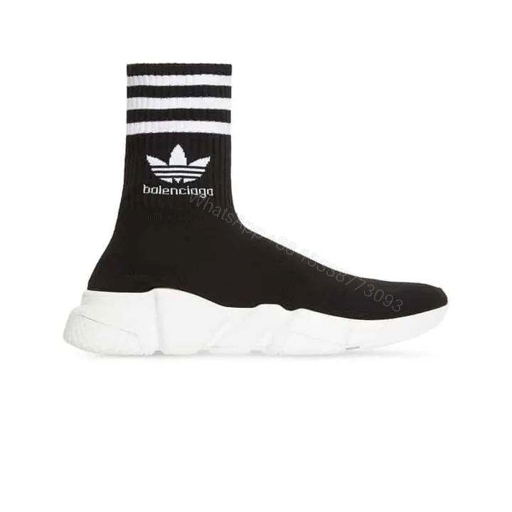 View 1 of BALENCIAGA MEN’S ADIDAS SPEED TRAINERS IN BLACK – BB211