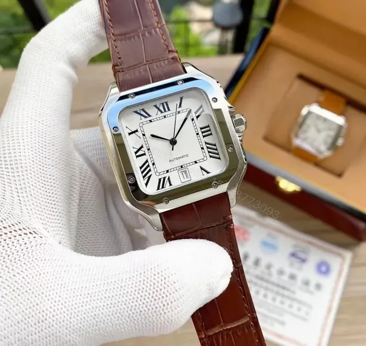 View 1 of Cartier De Santos 43Mm Automatic Brown Dial