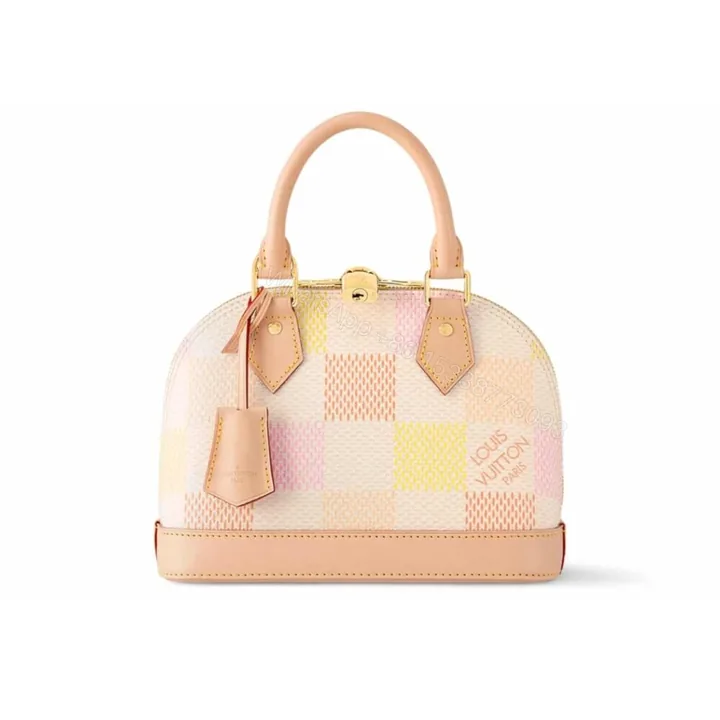 View 1 of Louis Vuitton Alma BB Damier Canvas Peach 20Cm N40516