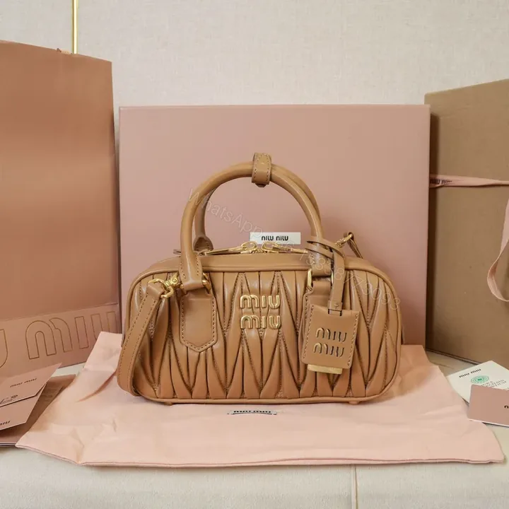 View 1 of Chic Quilted Satchel with Gold Hardware â€” Everyday Luxury Bag