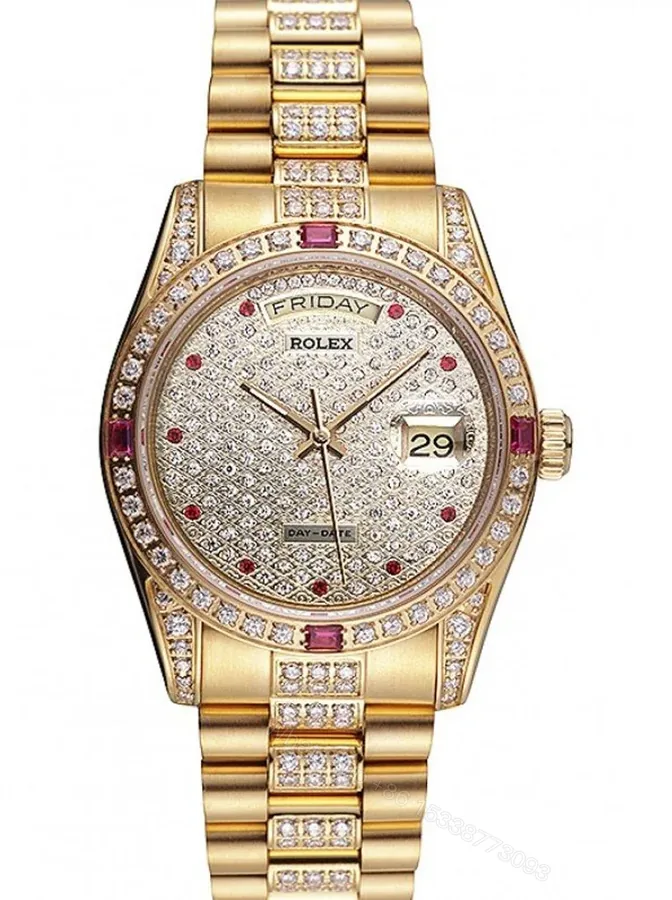 View 1 of Superclone Rolex Day-Date Diamond Dial 621614 37 mm
