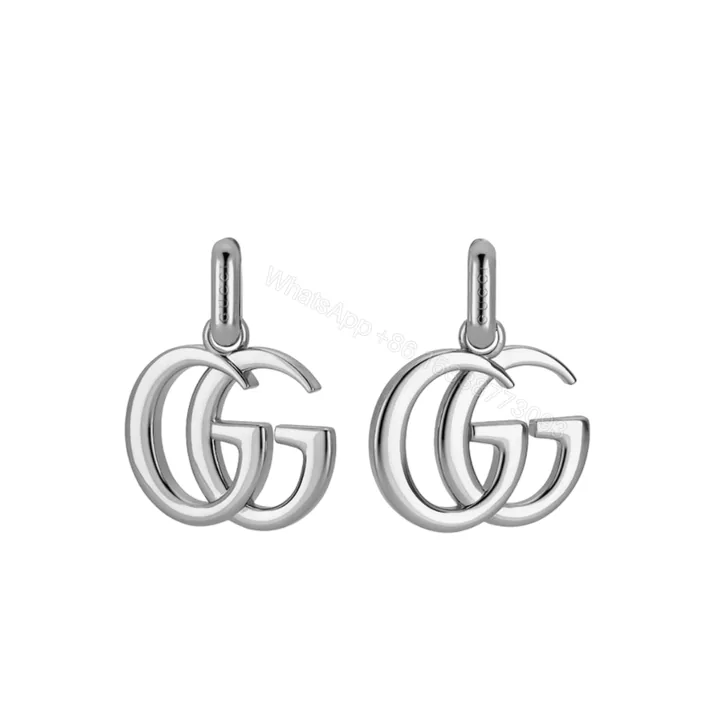 View 1 of Gucci GG Marmont Earrings Silver 863859 I4601 0926
