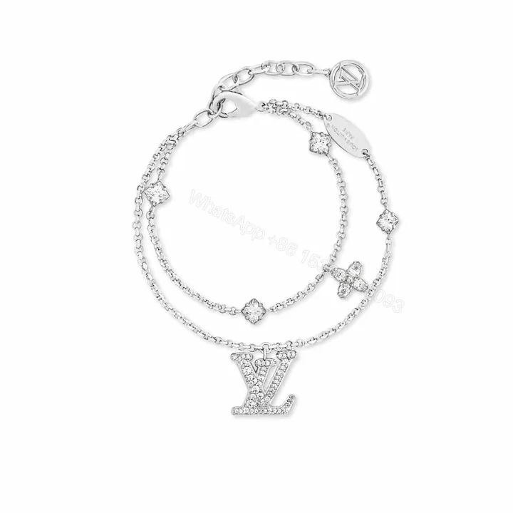 View 1 of LOUIS VUITTON LADY LV BRACELET PALLADIUM M1378A