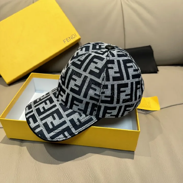 View 1 of Monochrome Cap: Geometric Monogram, Bold Texture, Street-Ready Style