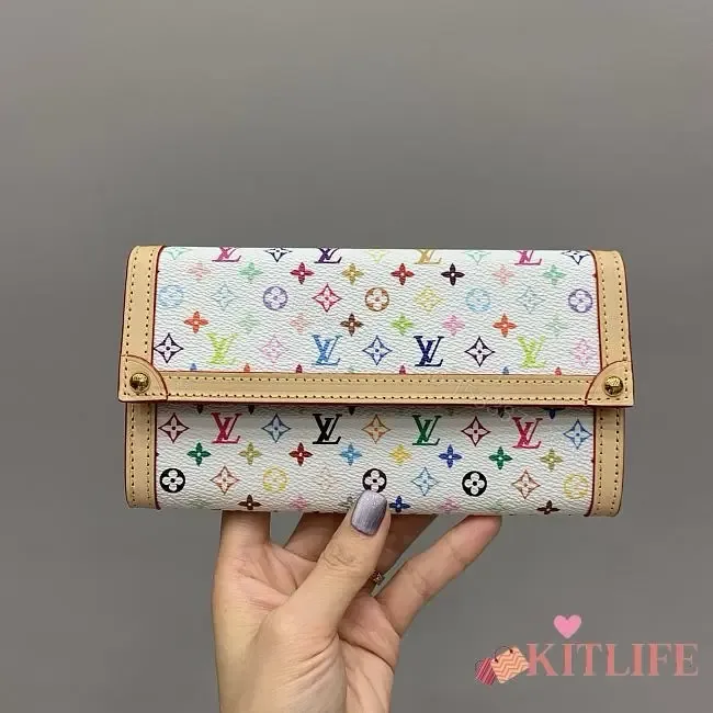 View 1 of Louis Vuitton Takashi Murakami White Monogram Multicolor Sarah