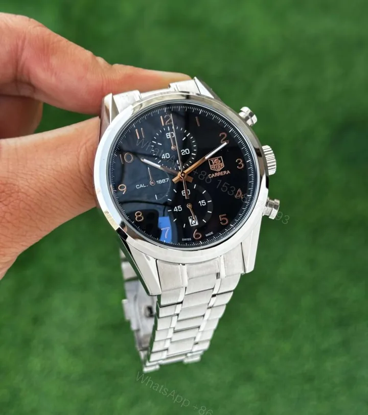 View 1 of Tag Heuer Carrera 1887 Black Dial Chronograph 40mm