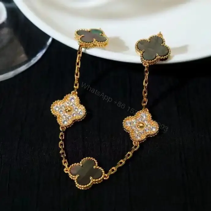 View 1 of 高仿首飾VanCleef&Arpels*RP2R100珍珠貝母玫瑰金手鏈