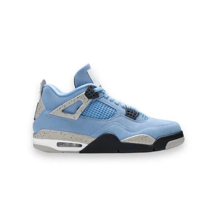 View 1 of Nike Air Jordan 4 Retro University Blue White Cement Grey