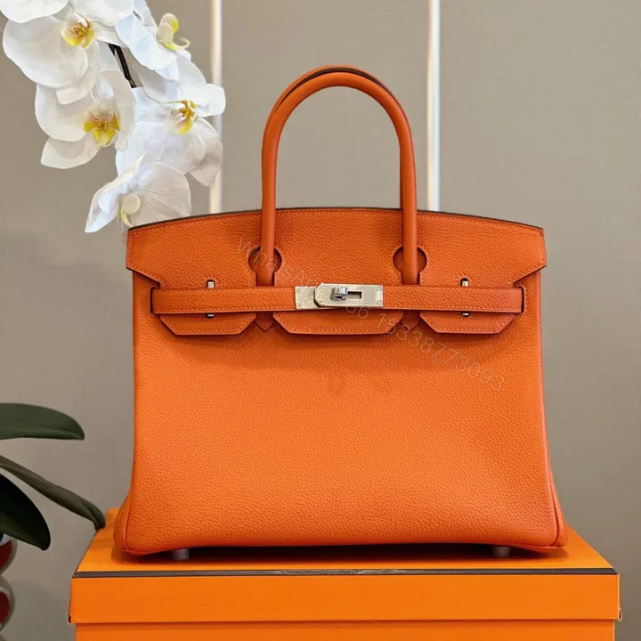 View 1 of HERMES BIRKIN 30 ORANGE PALLADIUM HARDWARE