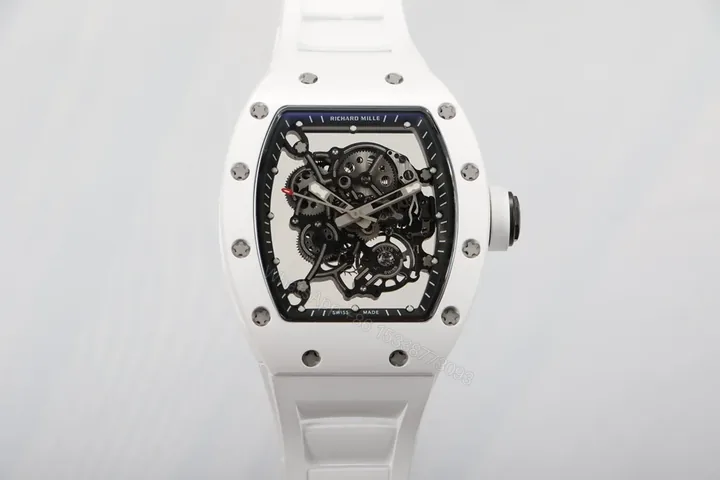 View 1 of Richard Mille RM055 Ceramic RMUL2 White Shock Absorber Super Configuration RM055-RMUL2-CERAMIC-WHITE-SHOCK