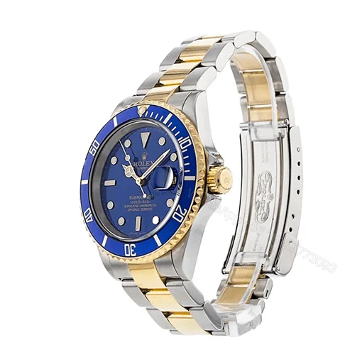View 1 of Rolex Submariner 16613 Super Clone : Two-Tone Blue Dial 40mm