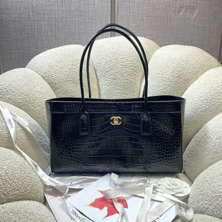 View 1 of Chanel Crocodile Tote Bag