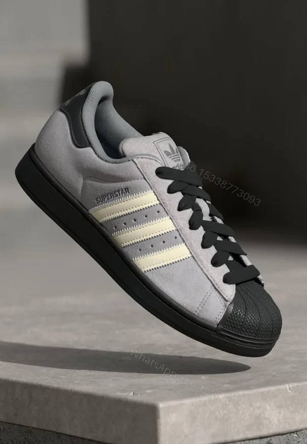 View 1 of Adidas Originals Superstar First Copy Shoes — Grey | COD India
