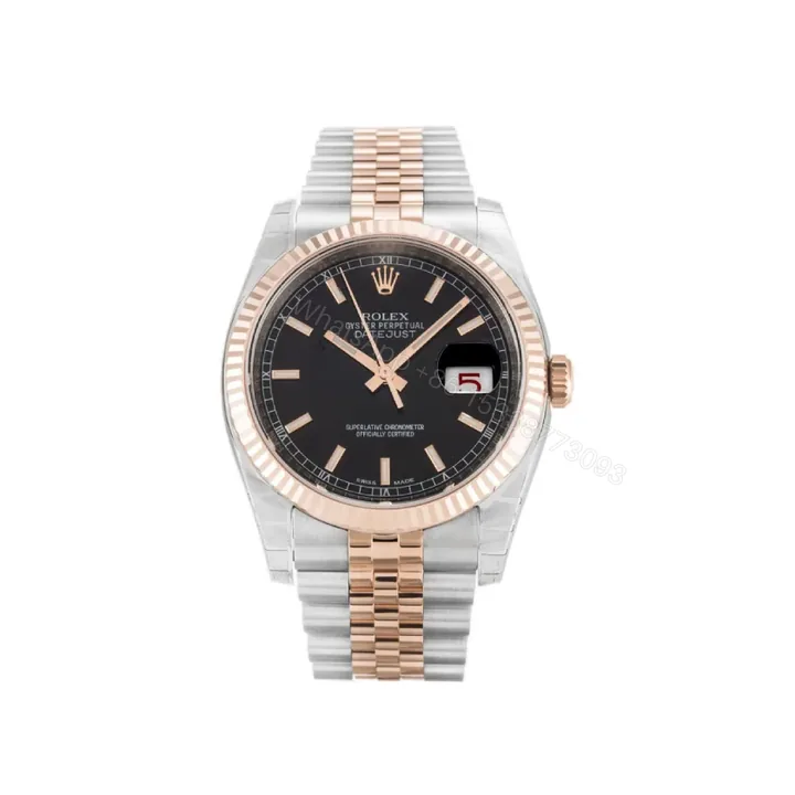 View 1 of Replica Rolex Datejust Black Dial 116231-2 36 mm
