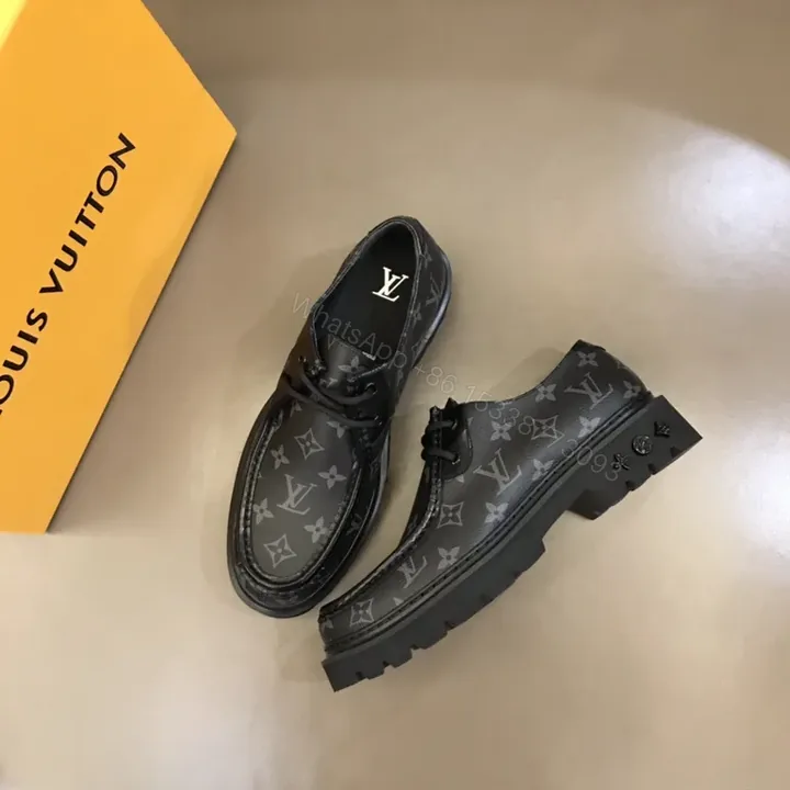 View 1 of Monogram Leather Loafers: Luxe Comfort & Iconic Style