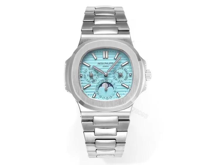 View 1 of Patek Philippe Nautilus Blue Perpetual Calendar