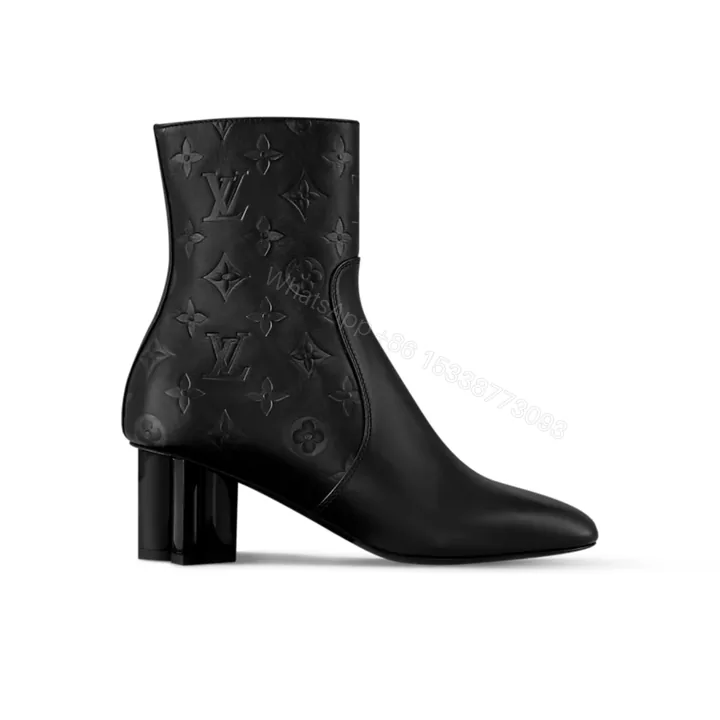 View 1 of LOUIS VUITTON SILHOUETTE ANKLE BOOT BLACK 1ADCLK