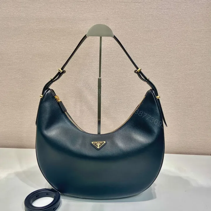 View 1 of Prada Arche Small Leather Shoulder Bag