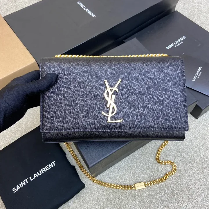 View 1 of Saint Laurent Kate Wallet on Chain: Luxury, Compact, Hands-Free