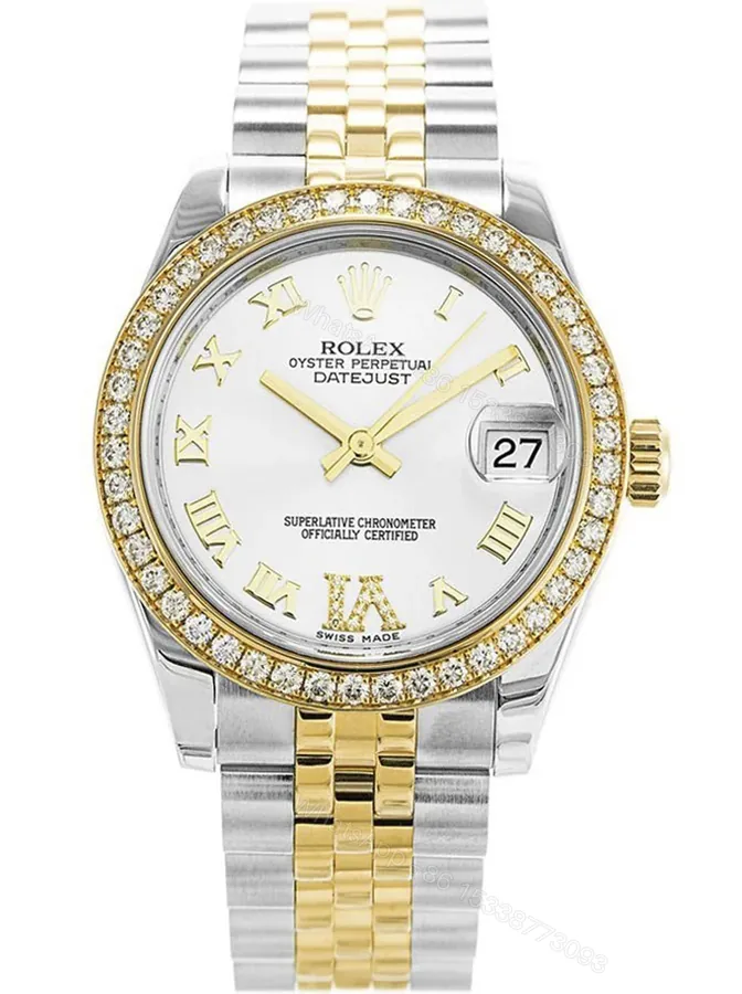 View 1 of Replica Rolex Datejust White Dial 178383 31 mm