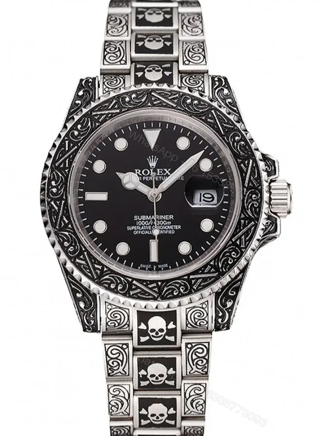 View 1 of Superclone Rolex Submariner Black Dial 1454090