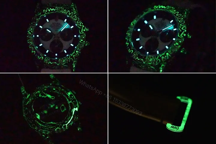 View 1 of AR Factory Clean Factory TW Rolex Daytona Carbon Fiber Watch – Black/White