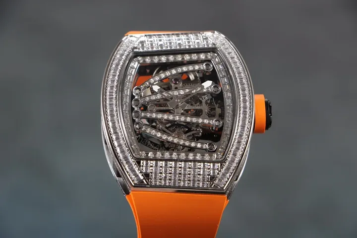 View 1 of Richard Mille RM59-01 T-Diamond Lizard Tourbillon Carbon Fiber Orange Strap Edition RM59-01-T-DIAMOND-LIZARD-TOURBILLON