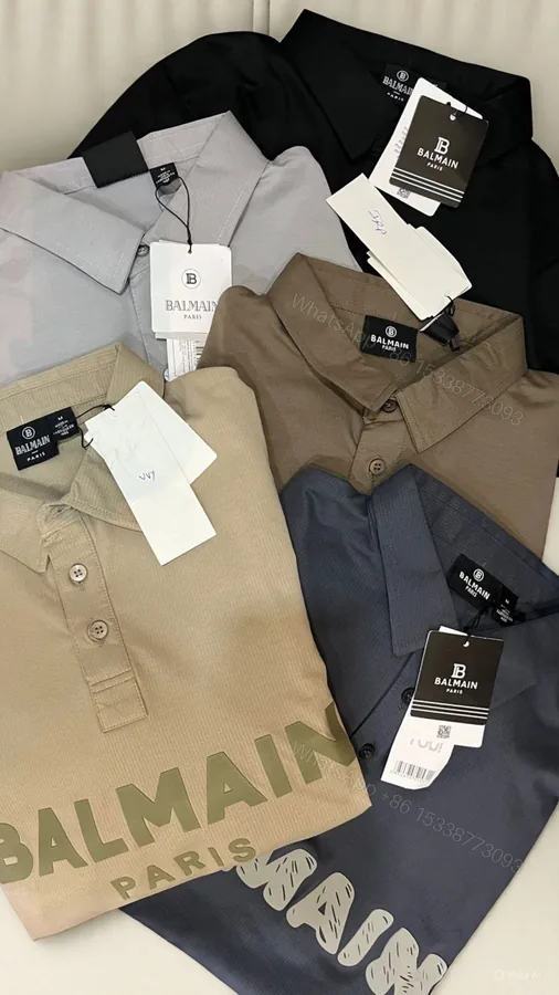 View 1 of FIRST COPY Balmain Collar neck T-Shirt