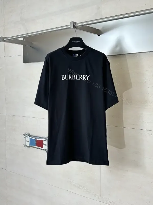View 1 of Black Cotton Tee, Minimal Logo, Elevated Streetwear, All-Day Comfort, Tee