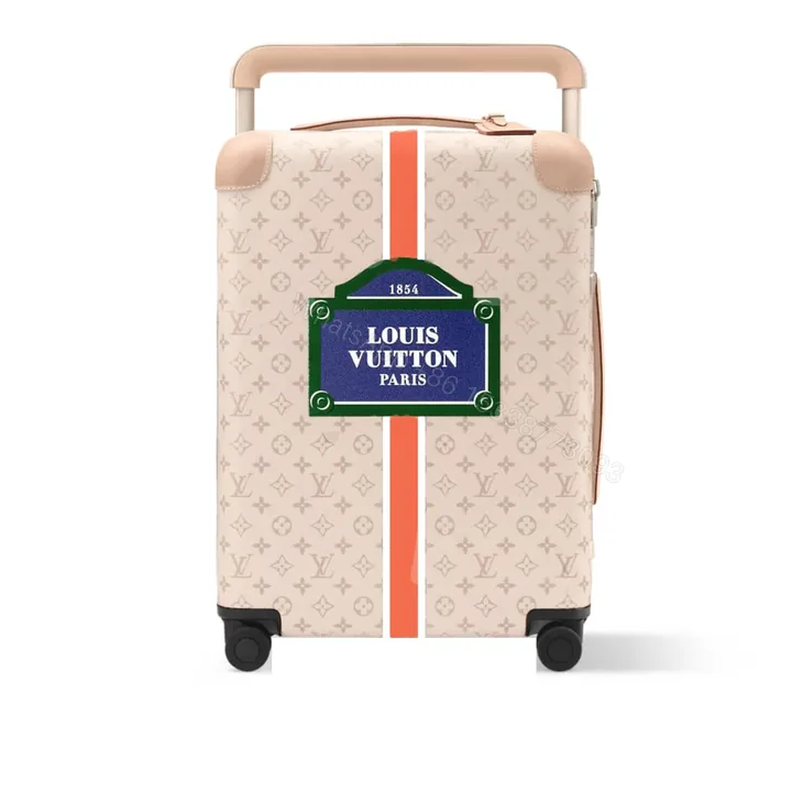 View 1 of Louis Vuitton Horizon 55 Suitcase Coated Canvas Saffron 55Cm M10280