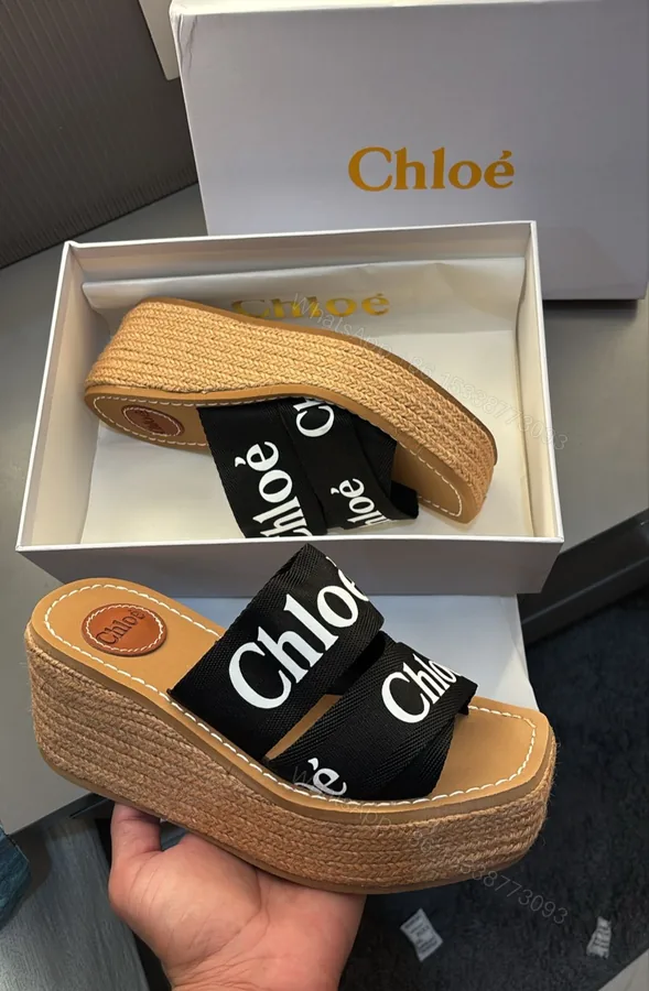 View 1 of FIRST COPY CHLOE platform heel
