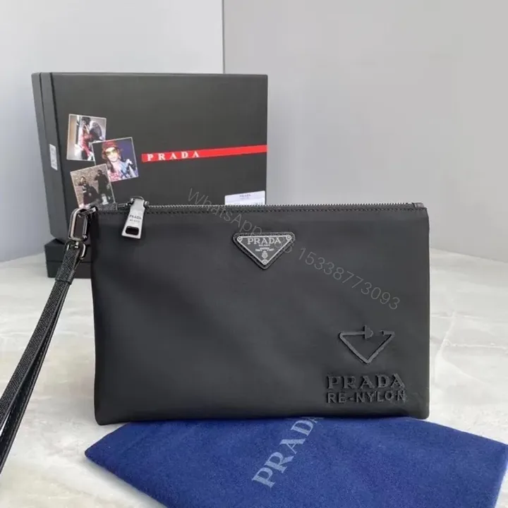 View 1 of Prada Re-Nylon Compact Pouch: Sleek, Everyday Luxury
