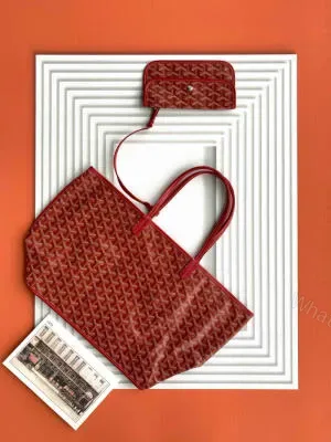 View 1 of Goyard Red Anjou GM Tote bag