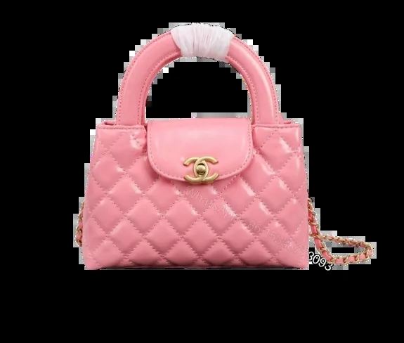 View 1 of Chanel Mini Kelly Shopping Tote Bag PL8XG37 – Pink