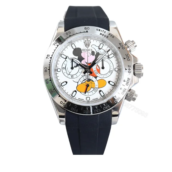 View 1 of Rolex Cosmograph Daytona Mickey Mouse White Dial 40Mm