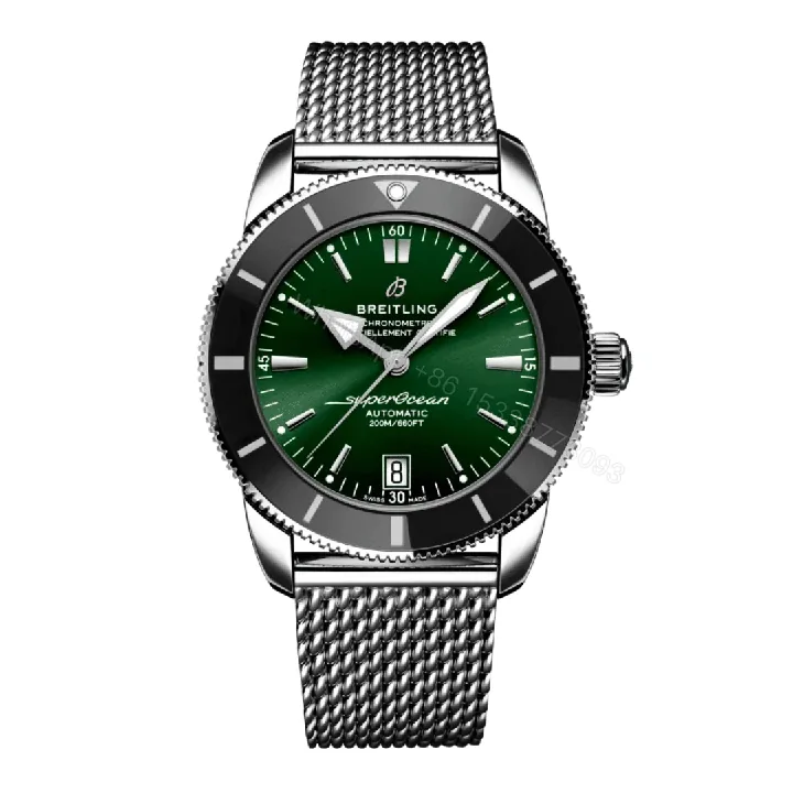 View 1 of Breitling Superocean Heritage Green Dial Replica