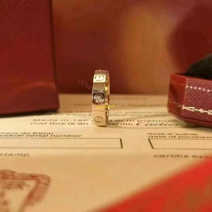 View 1 of Cartier Love Wedding Band 1 Diamond B4056152