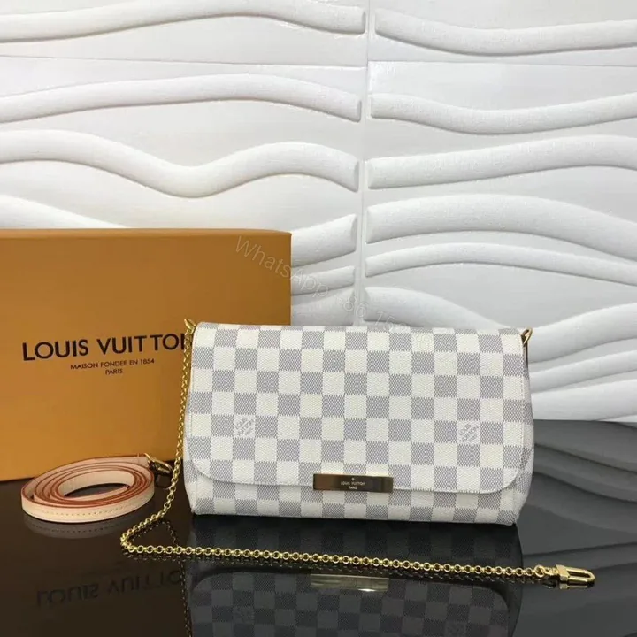 View 1 of Damier Azur Favorite MM