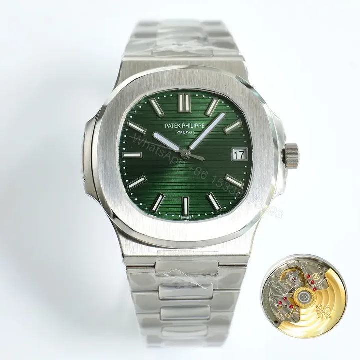 View 1 of Patek Philippe Nautilus 5711 Stainless Steel Green Dial 5711/1A-014