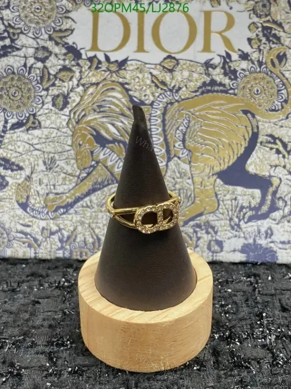 View 1 of CD Dior Gold Ring for Women – Model LJ28767