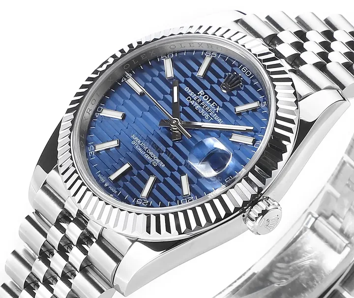 View 1 of OW Factory Clean Factory DDF Blue Classic Datejust 41mm Watch