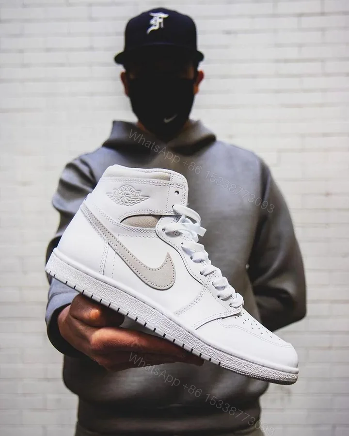 View 1 of Jordan 1 High 85 Neutral Grey